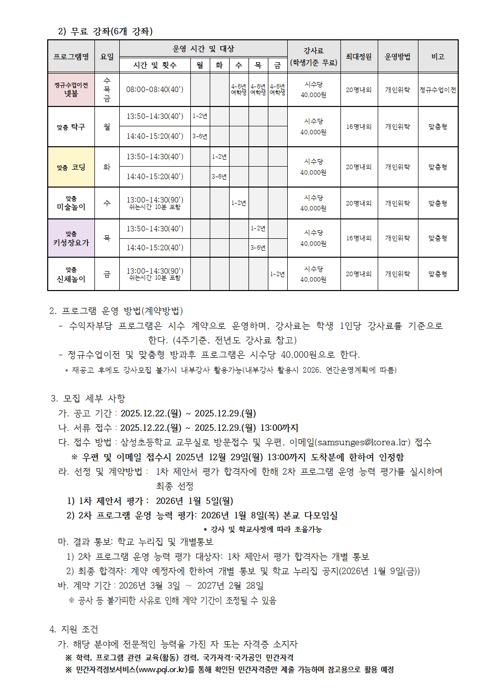 2026학년도 삼성초 방과후학교 개인위탁 외부강사 모집 공고002.jpg
